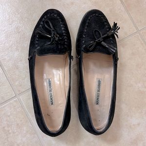 Manolo Blahnik Loafers - Black Size 38